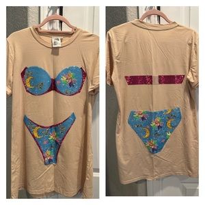 Sun, Moon, & Stars Queen of Sparkles Swim Cover Up